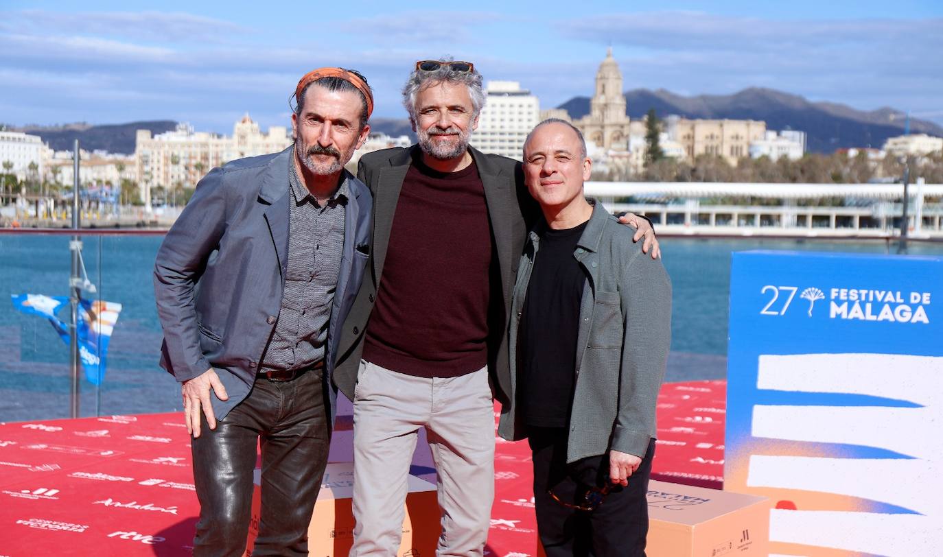 Presentación de la película 'Pájaros', largometraje de la Sección Oficial dirigido por Pau Durà y protagonizado por por Javier Gutiérrez y Luis Zahera. 