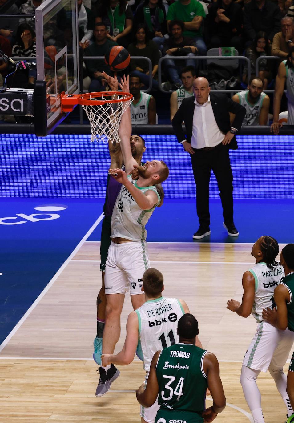 El Unicaja-Bilbao, en imágenes