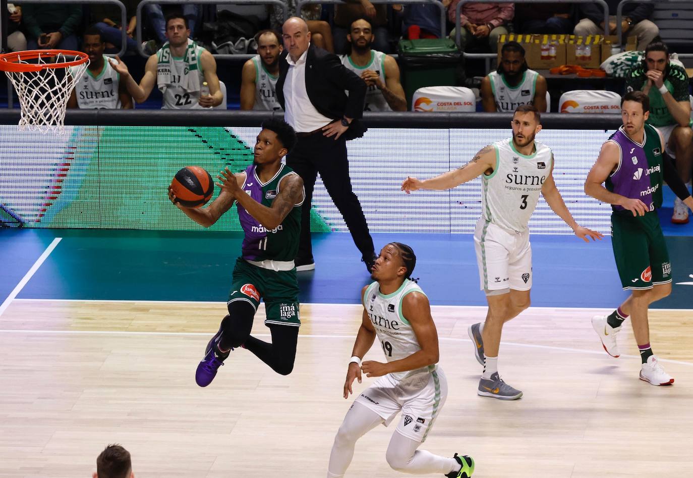 El Unicaja-Bilbao, en imágenes