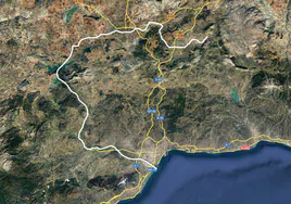 Mapa que muestra el trazado de las tuberías que contempla este proyecto.