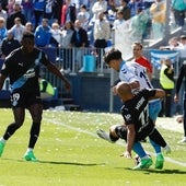 Kevin, una reaparición decisiva en el once del Málaga