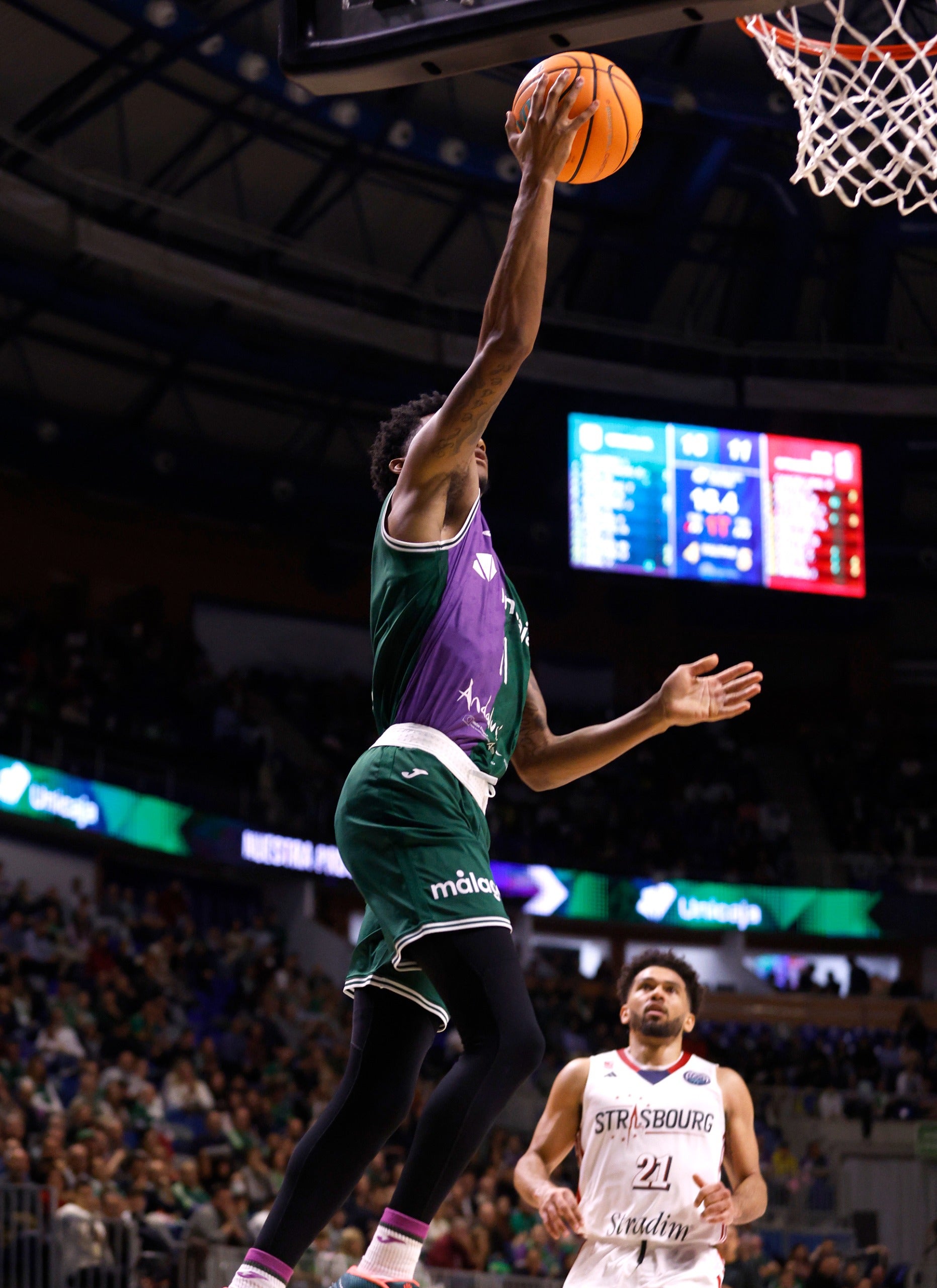 Las mejores imágenes del Unicaja-SIG Basket Estrasburgo