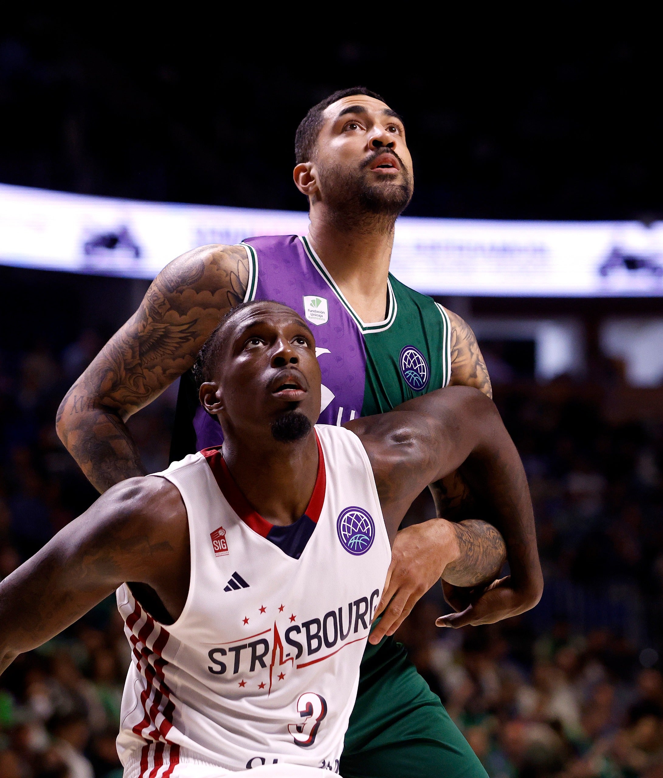 Las mejores imágenes del Unicaja-SIG Basket Estrasburgo