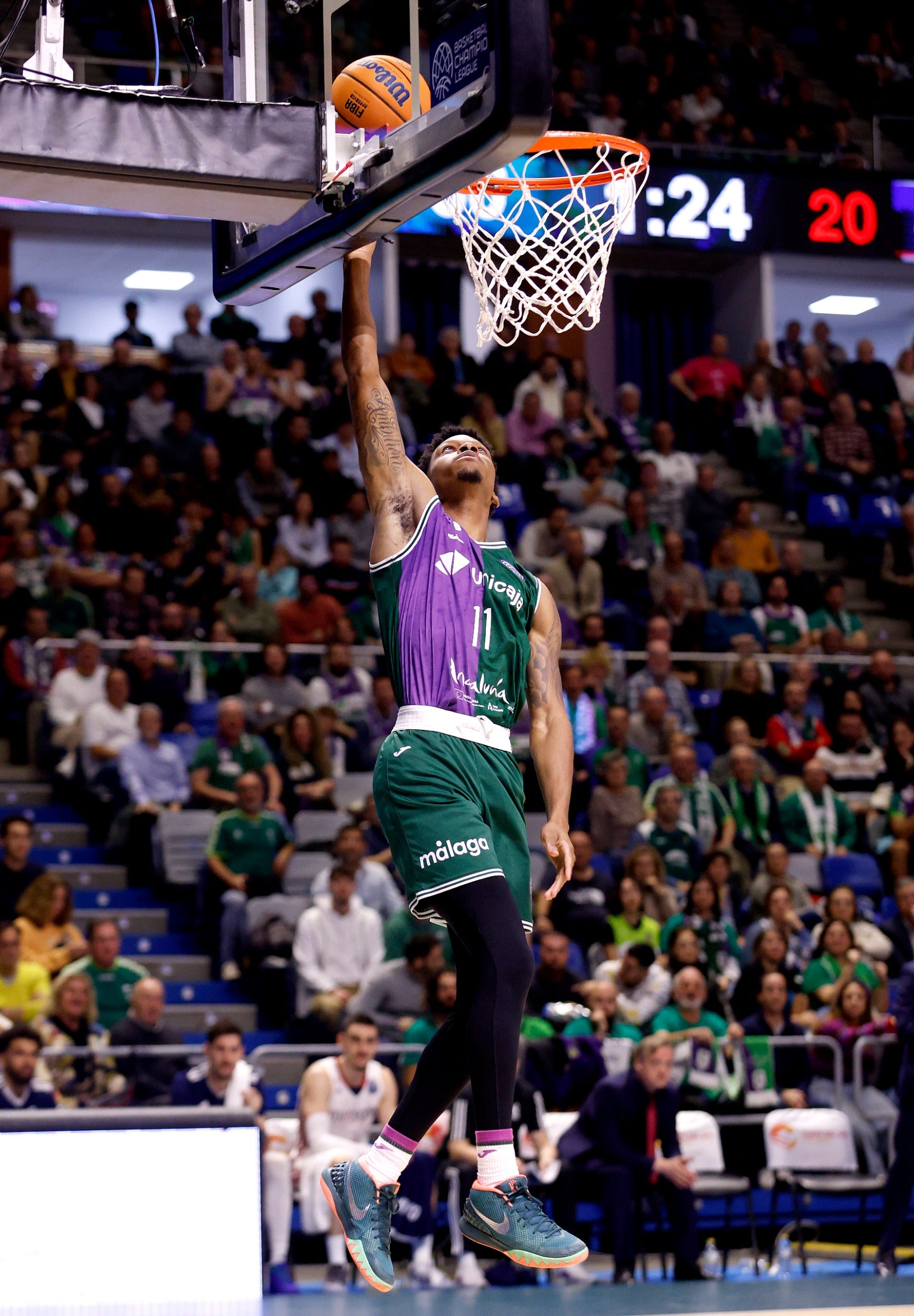 Las mejores imágenes del Unicaja-SIG Basket Estrasburgo