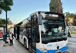 Autobús de la línea 1, la circular de Fuengirola.