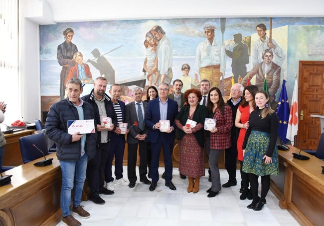 Entrega de galardones de Cruz Roja, en el Salón de Plenos del Ayuntamiento.