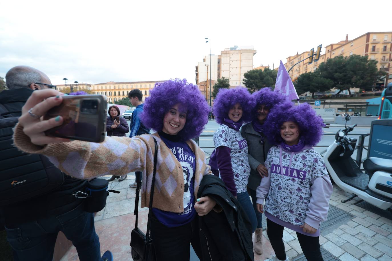 Manifestación por el 8M en Málaga