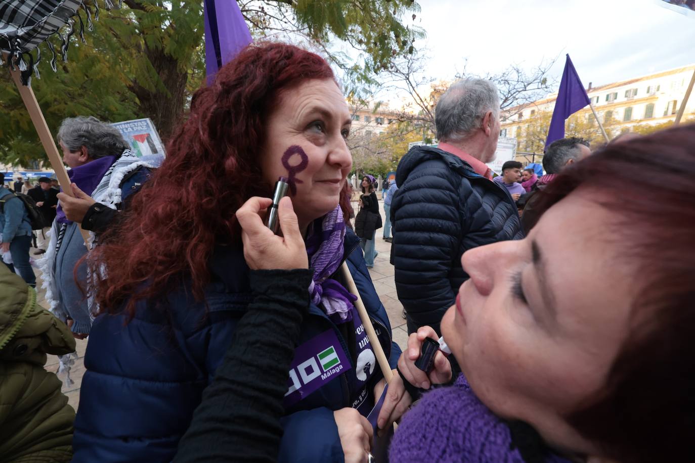 Manifestación por el 8M en Málaga