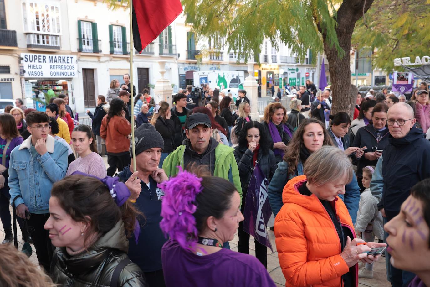 Manifestación por el 8M en Málaga