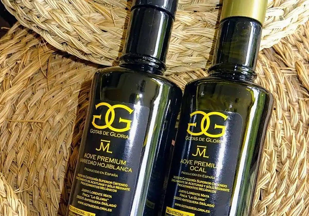 Botellas de Ocal Premium de Gotas de Gloria.