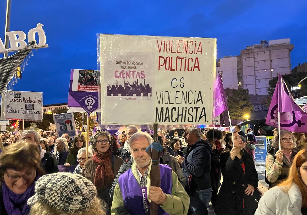 Las pancartas del 8M en Málaga