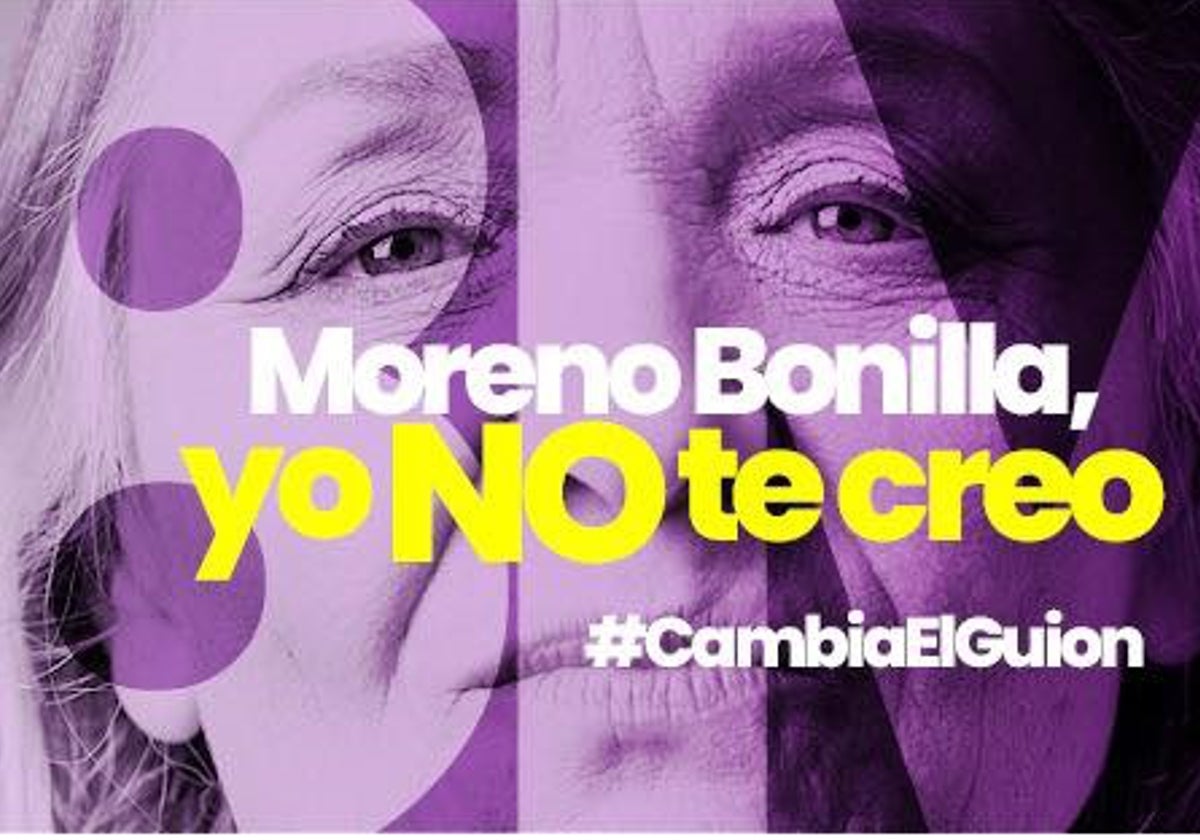 Imagen de la campaña socialista por el 8 de marzo.