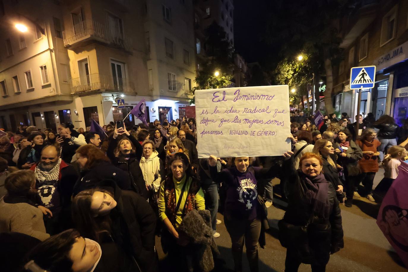 Manifestación por el 8M en Málaga