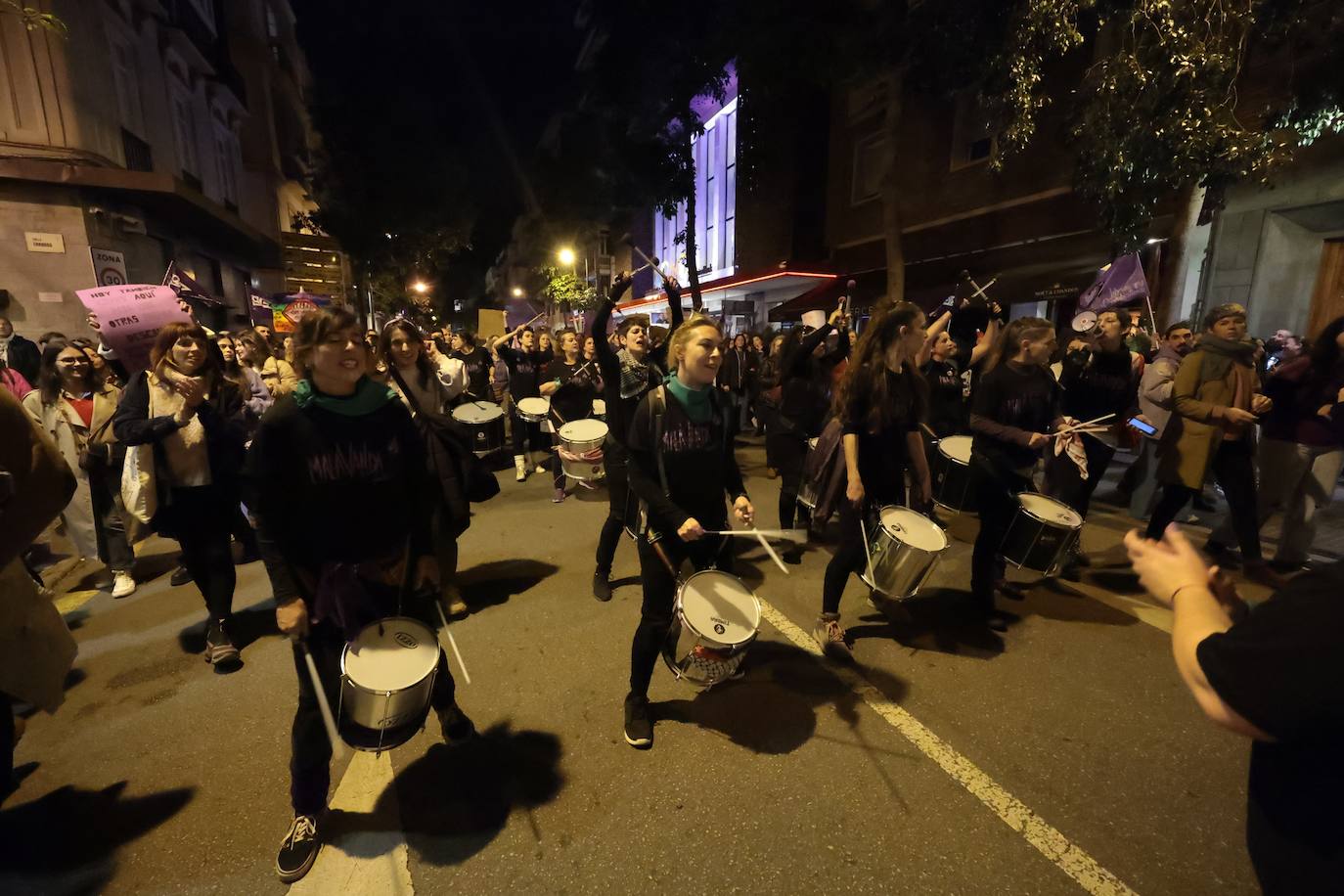 Manifestación por el 8M en Málaga