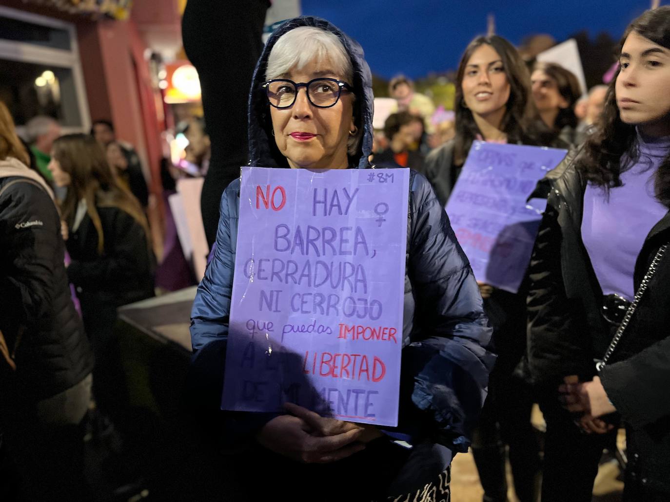 Las pancartas del 8M en Málaga