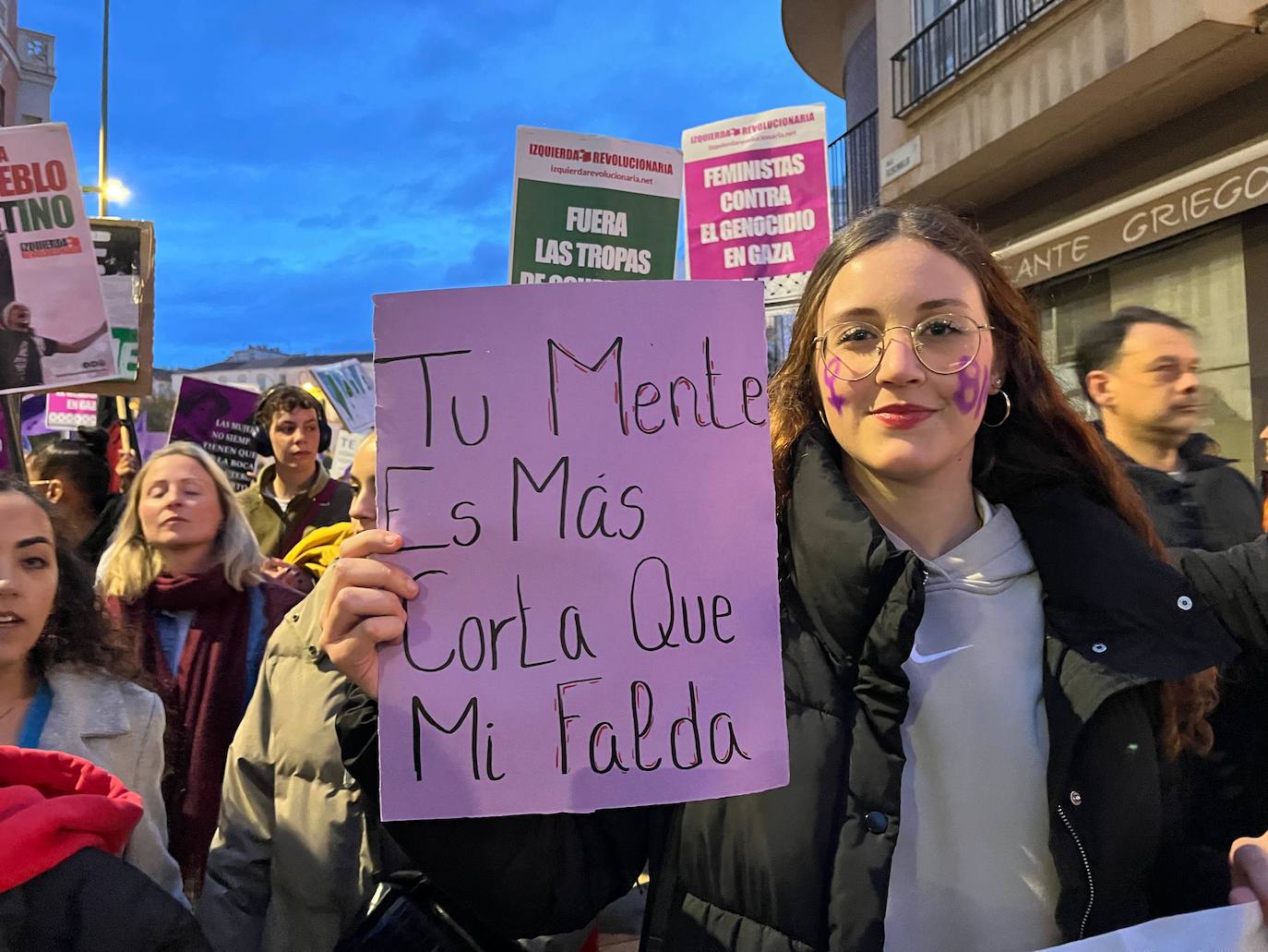 Las pancartas del 8M en Málaga