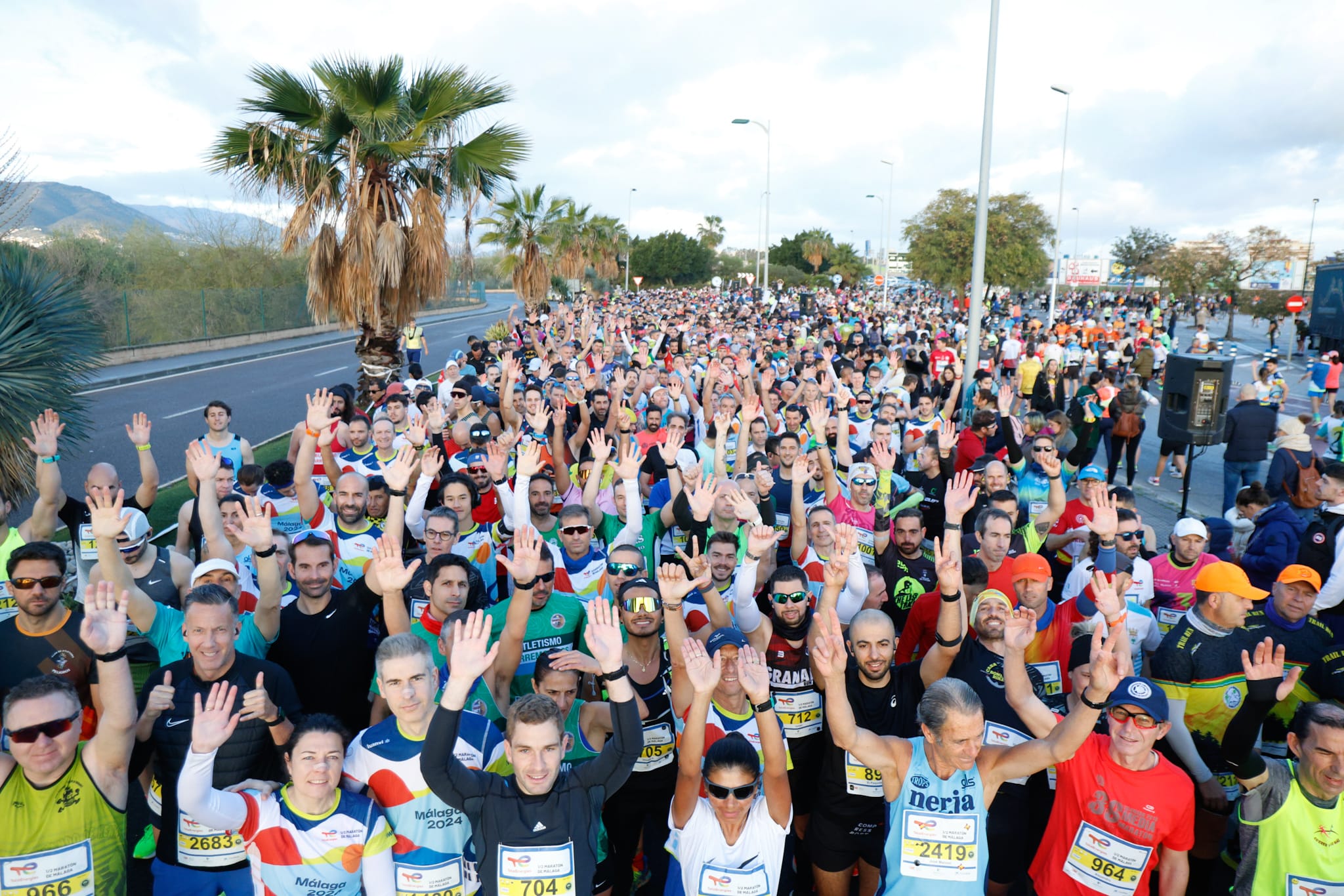 La XXXIII Media Maratón Ciudad de Málaga, en imágenes