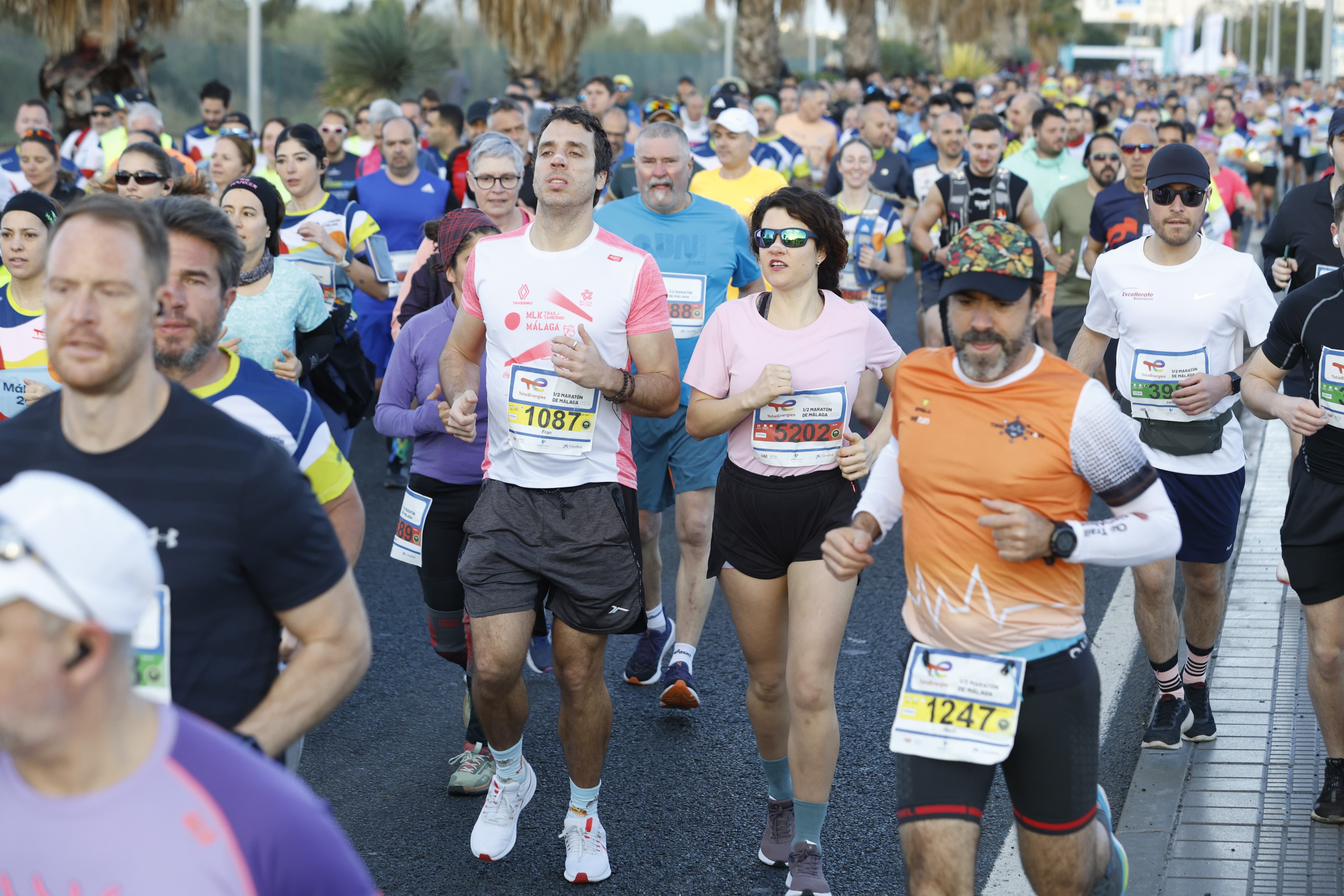 La XXXIII Media Maratón Ciudad de Málaga, en imágenes