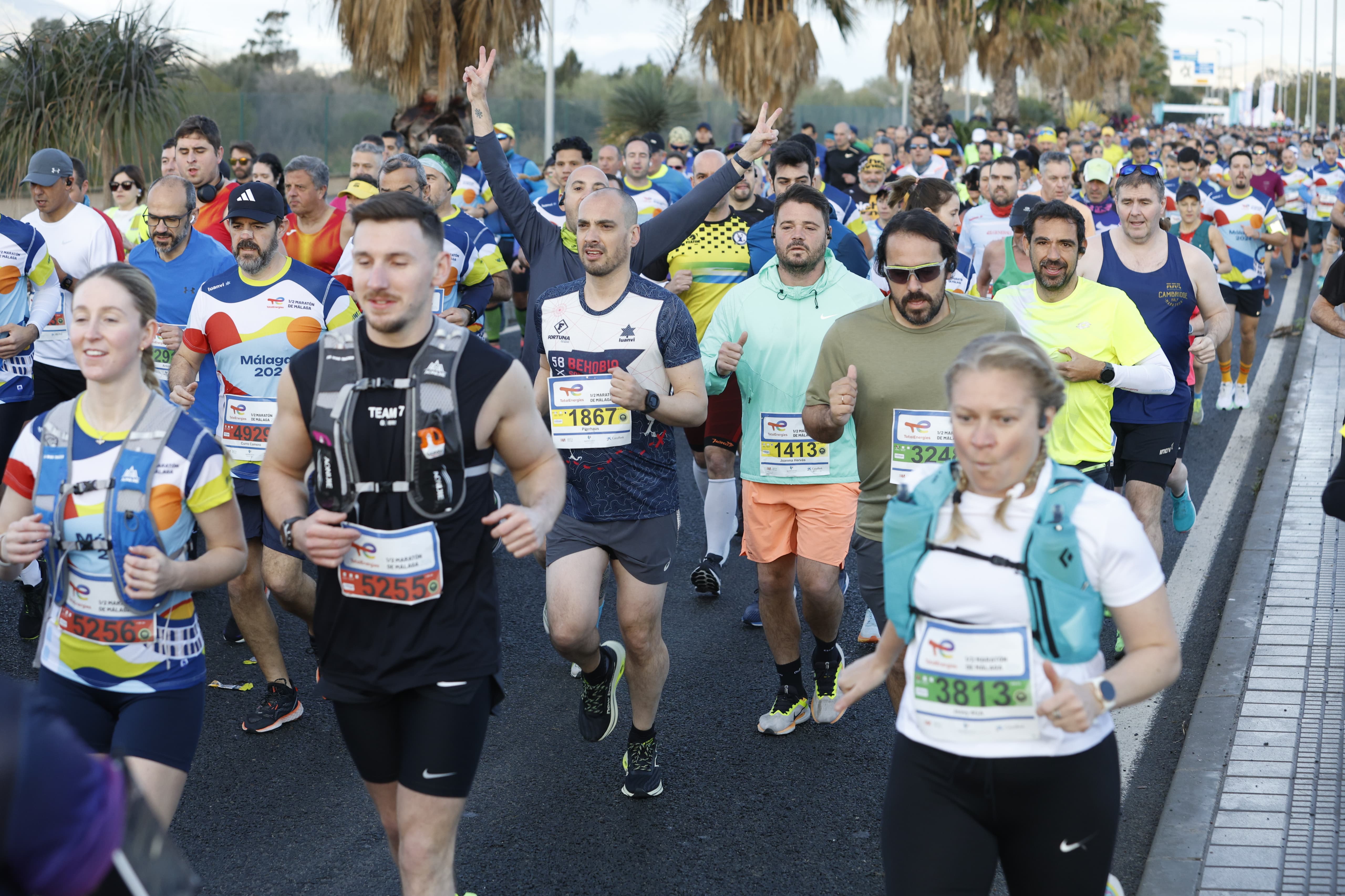 La XXXIII Media Maratón Ciudad de Málaga, en imágenes