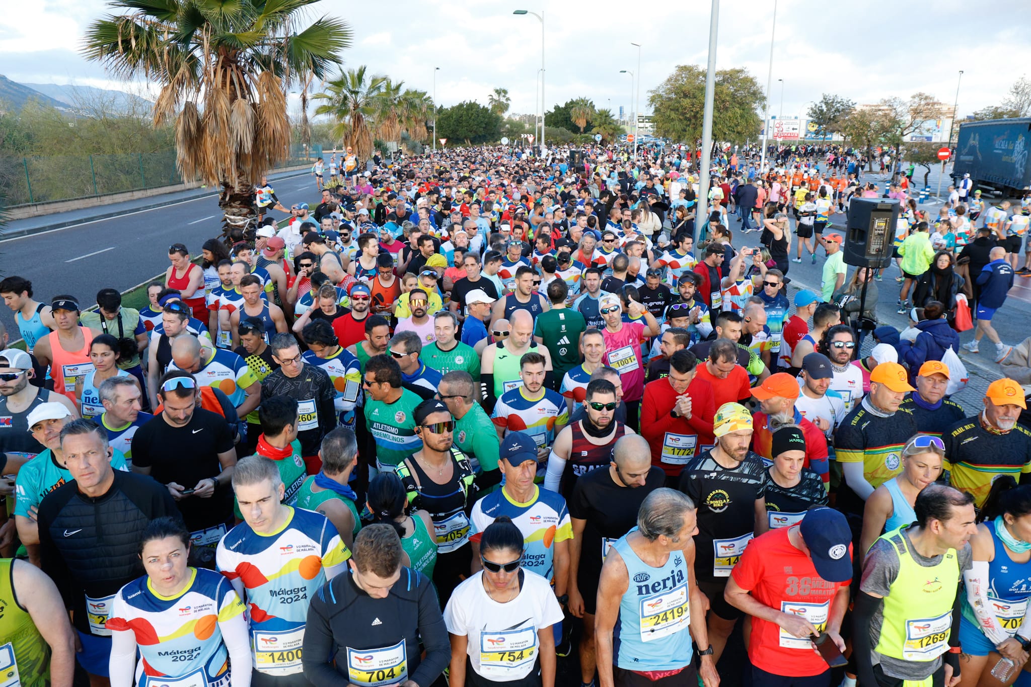 La XXXIII Media Maratón Ciudad de Málaga, en imágenes