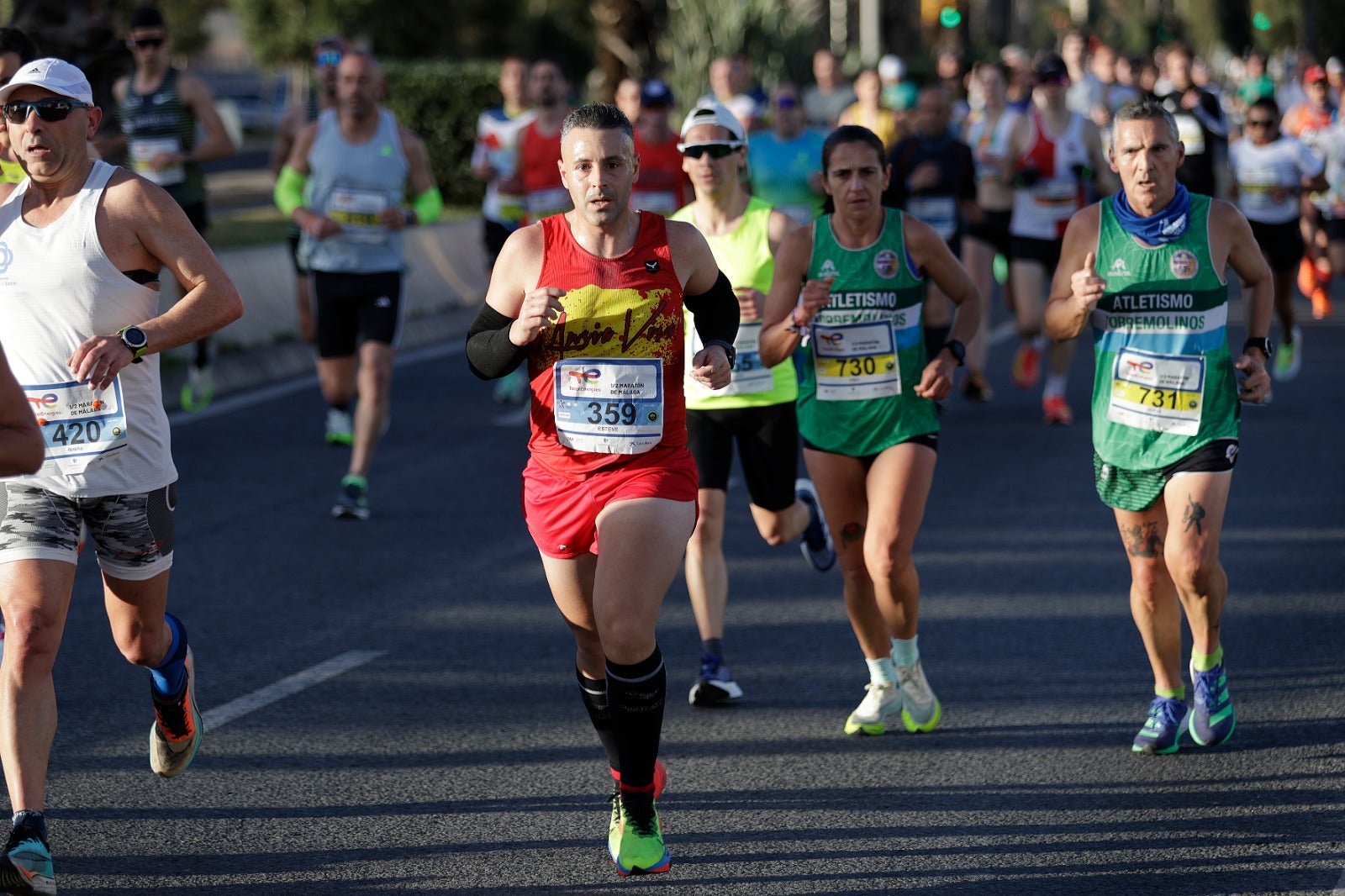 La XXXIII Media Maratón Ciudad de Málaga, en imágenes