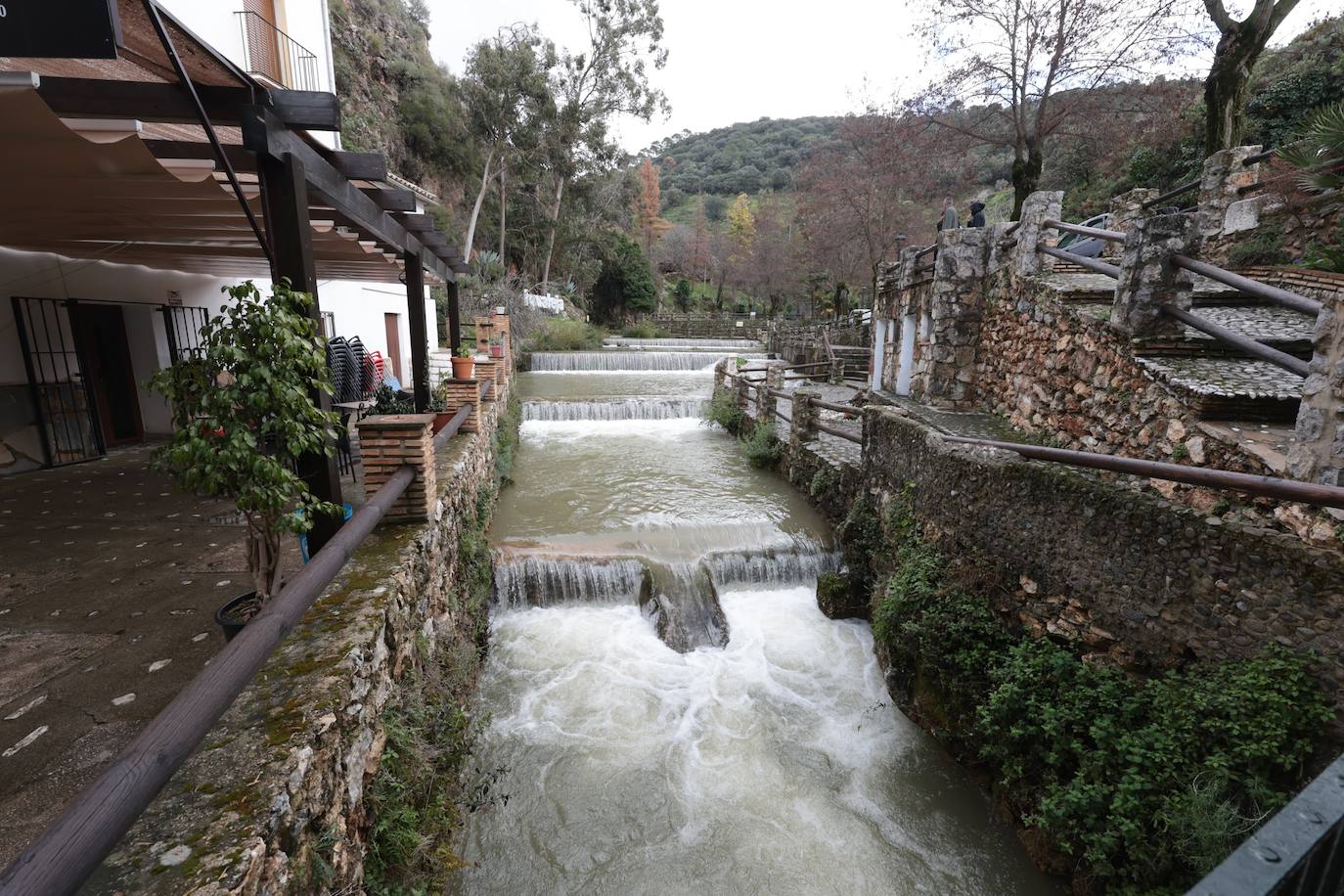 Nacimiento del río Genal, en Igualeja, este domingo