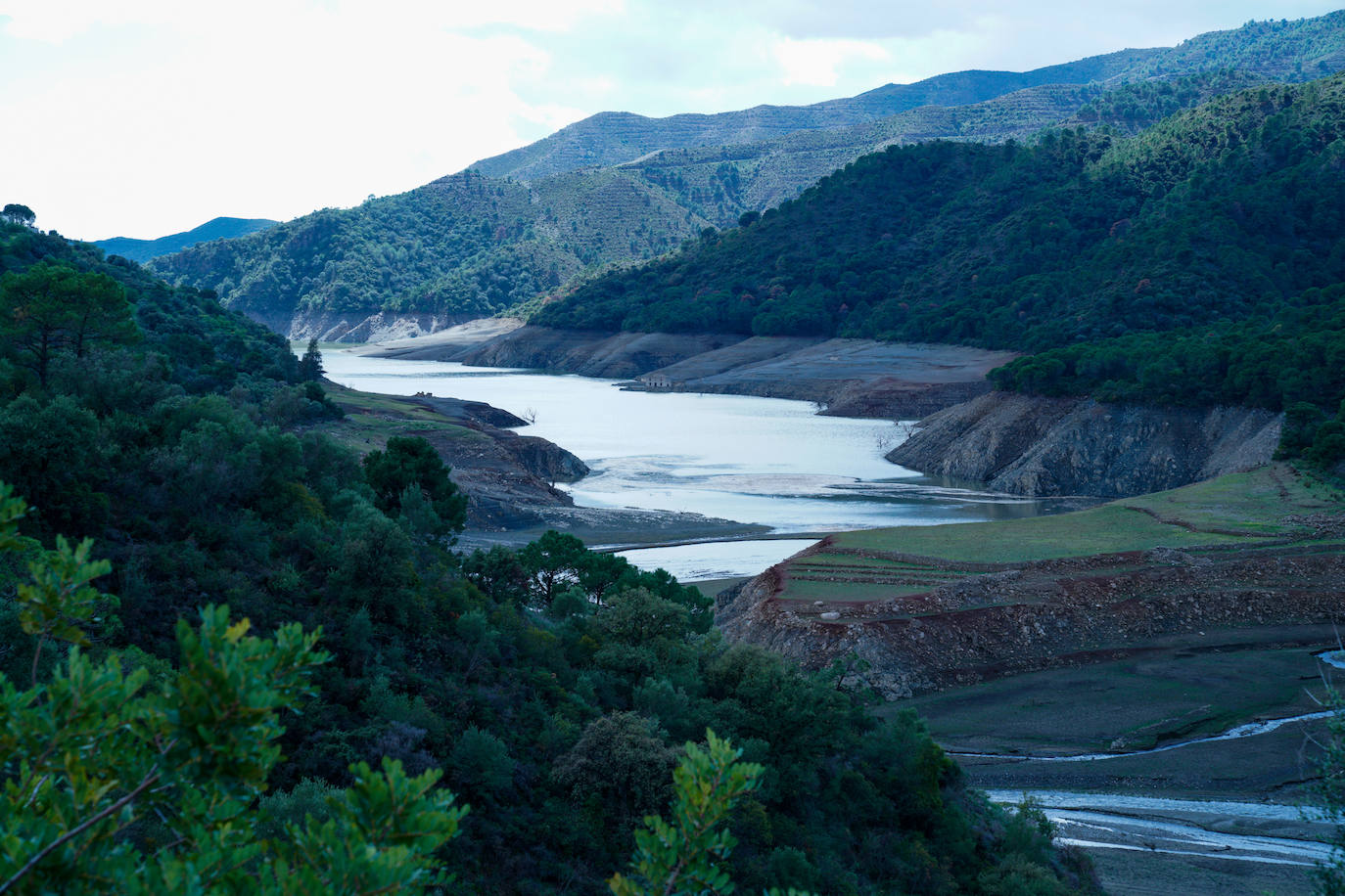 Pantano de La Concepción, en Istán