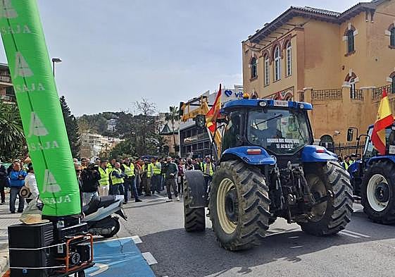 Nueva tractorada en Málaga capital, este miércoles