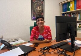 Toni Morillas, en su despacho del Ayuntamiento de Málaga.