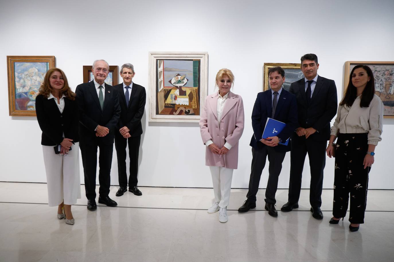 Tita Cervera inaugura la nueva exposición en el Museo Carmen Thyssen Málaga