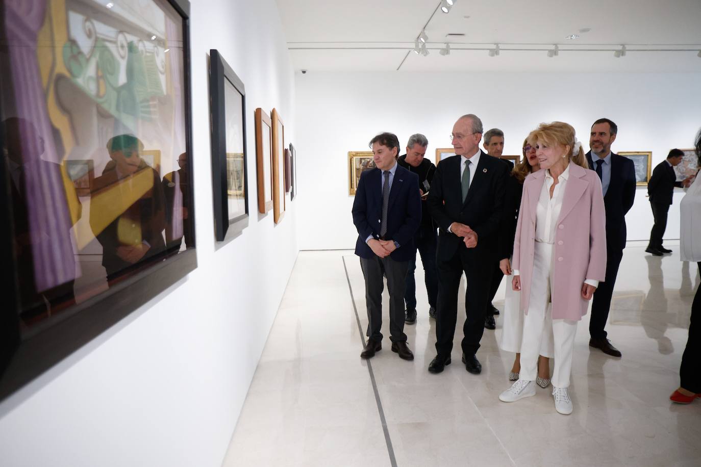 Tita Cervera inaugura la nueva exposición en el Museo Carmen Thyssen Málaga