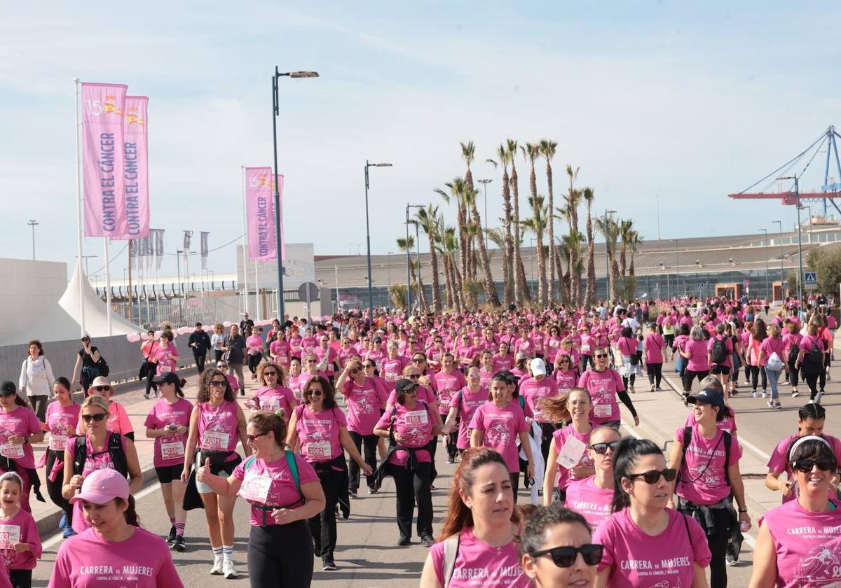 Las mejores imágenes de la Carrera de la Mujer Málaga 2024