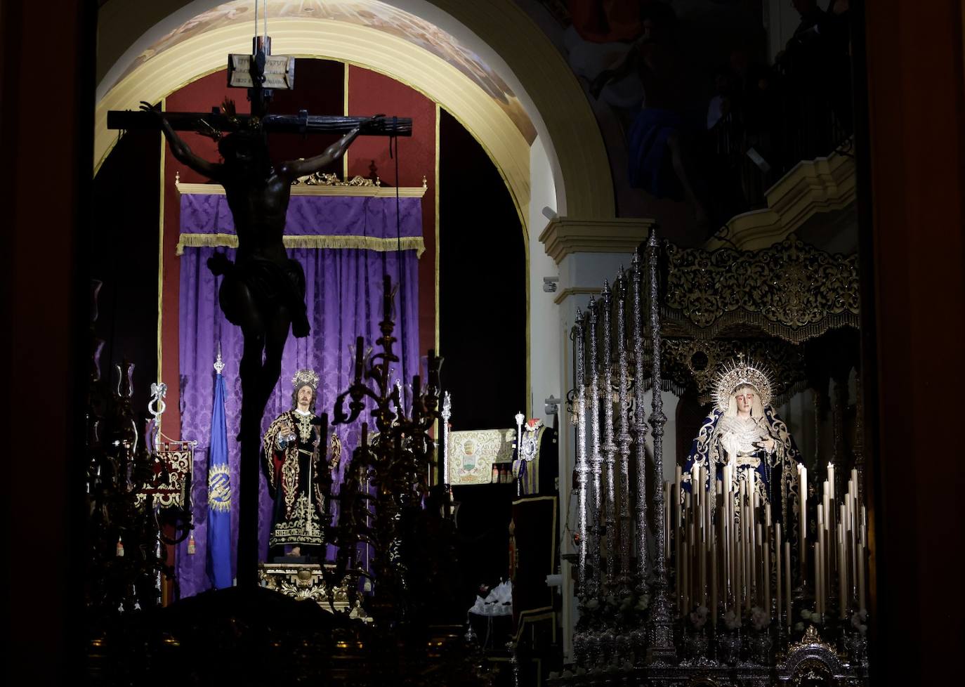 Traslado del Cristo de la Agonía y María Santísima de las Penas.