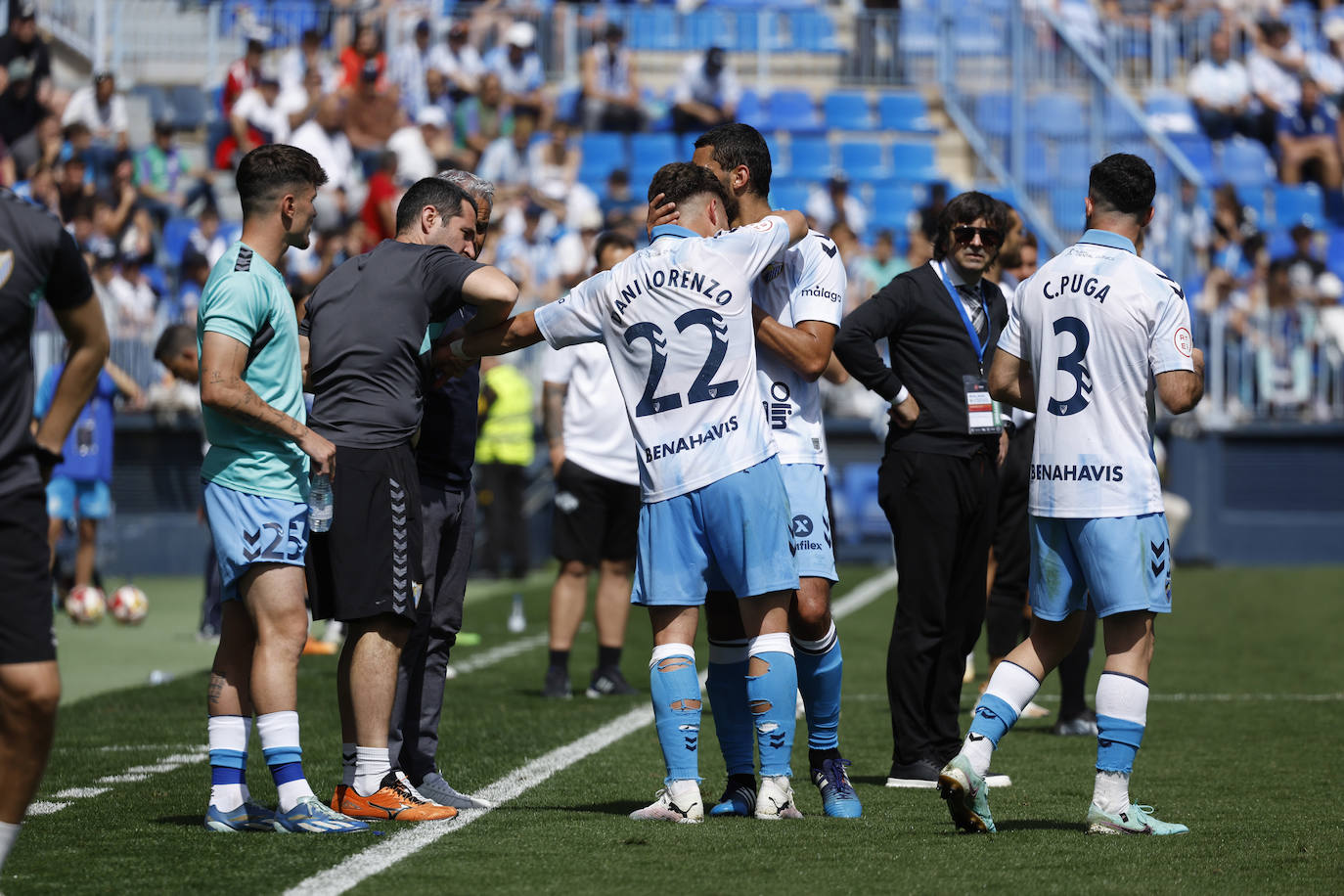 Las mejores imágenes del Málaga-Intercity de Primera RFEF