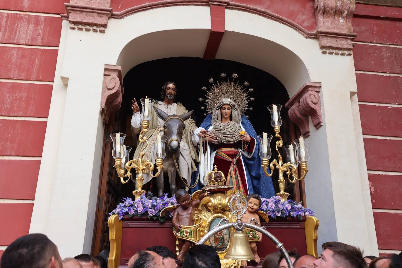 Traslado de Nuestro Padre Jesús a su Entrada en Jerusalén, María Santísima del Amparo y San Juan Evangelista (Pollinica).