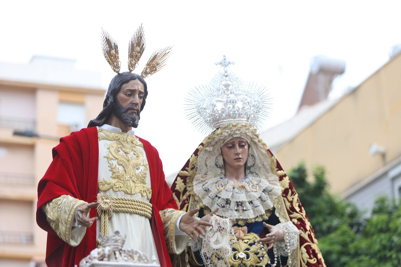 Traslado de los titulares de la Hermandad de Nuestro Padre Jesús del Prendimiento y María Santísima del Gran Perdón.