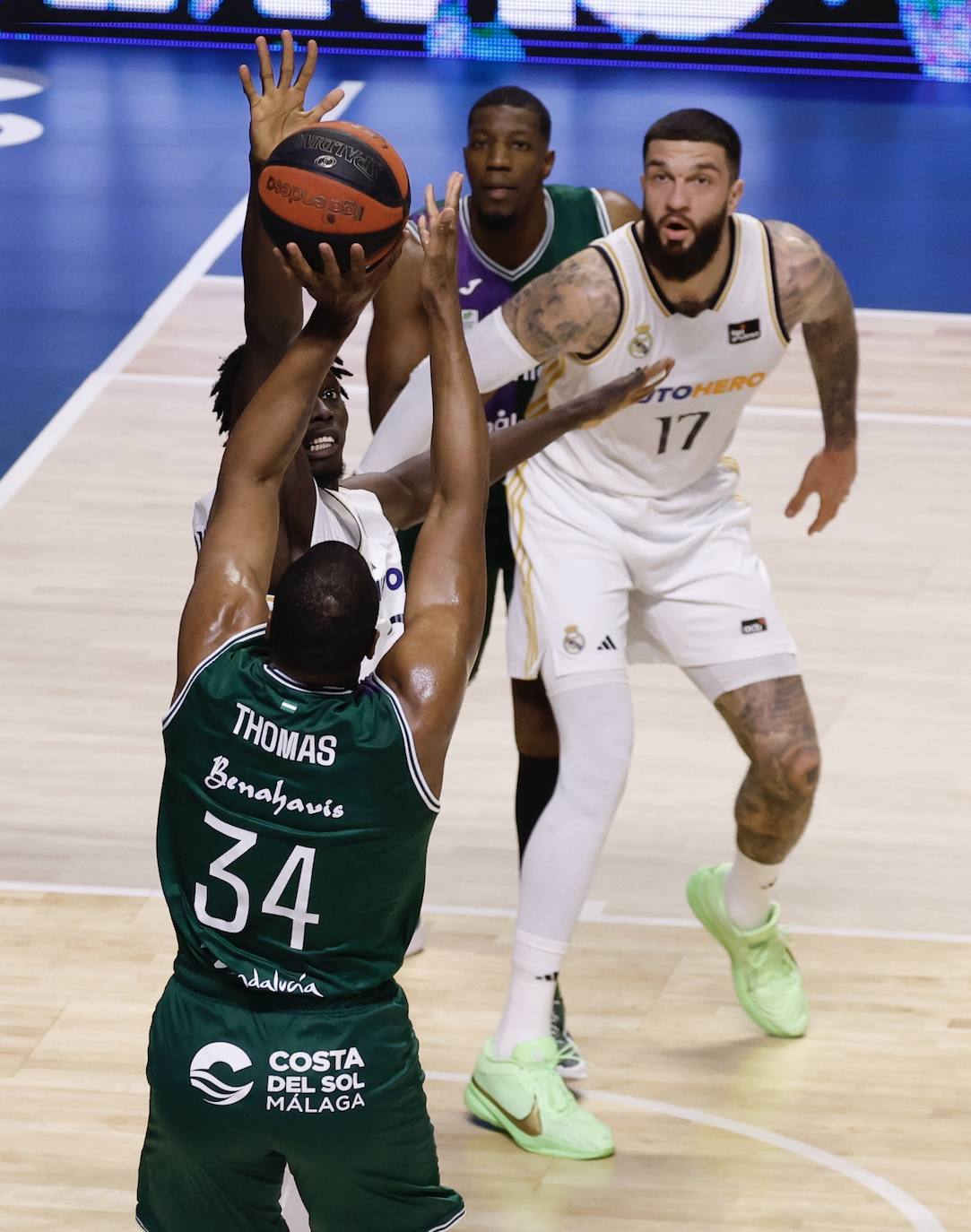Las mejores imágenes del Unicaja-Real Madrid en el Martín Carpena