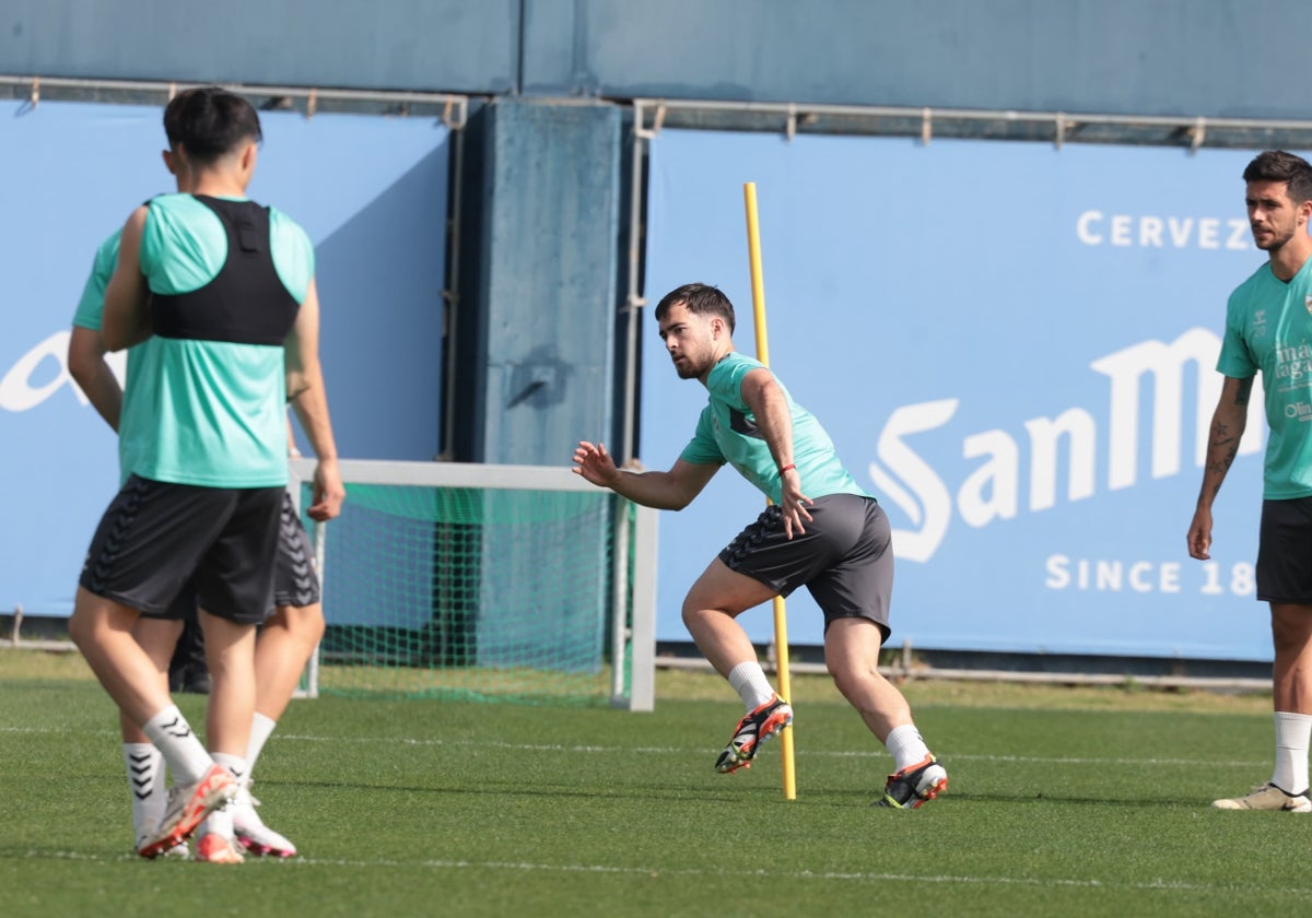 Ramón, integrado este martes en el trabajo con el equipo por primera vez en meses.