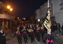 Banda de cornetas y tambores de la Cofradía de Jesús Cautivo.