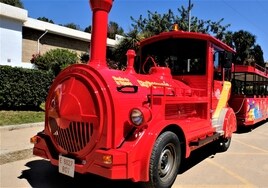 El tren turístico de Rincón de la Victoria.