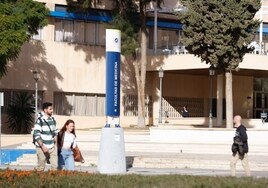 Estudiantes, en la Facultad de Medicina de la UMA.