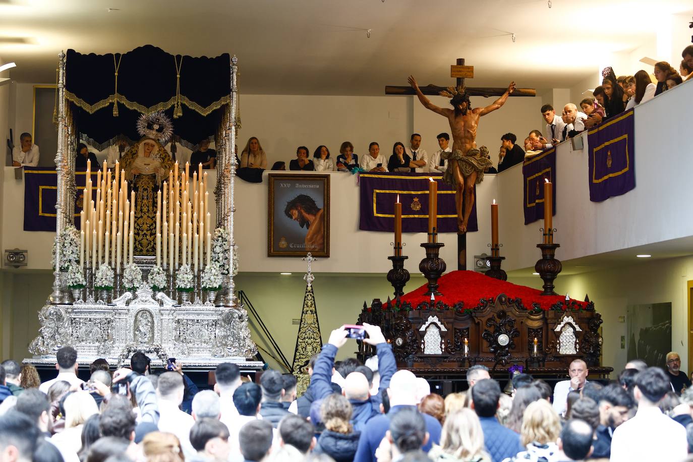 La Hermandad de Crucifixión y María Stma. del Mayor Dolor en su Soledad suspende su salida procesional.