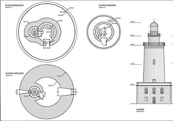 Detalle de uno de los planos incluidos en el pliego de condiciones del concurso.