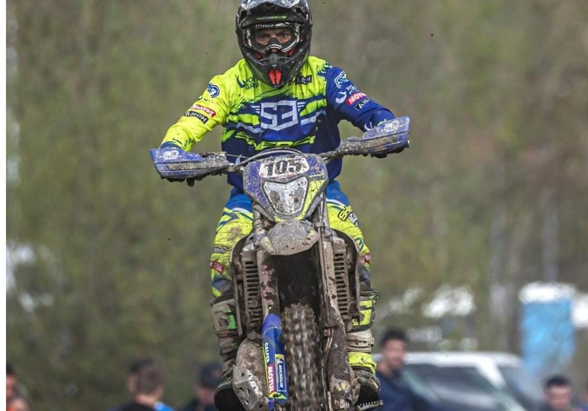 El piloto de Alhaurín de la Torre durante la competición.