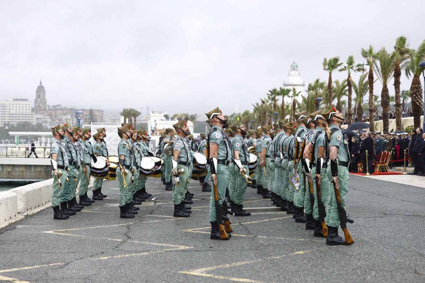 Desembarco de la Legión y traslado de Mena 2024, en fotos