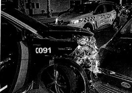 Embiste a un coche de la policía tras una persecución a 160 por hora de Mijas a Fuengirola