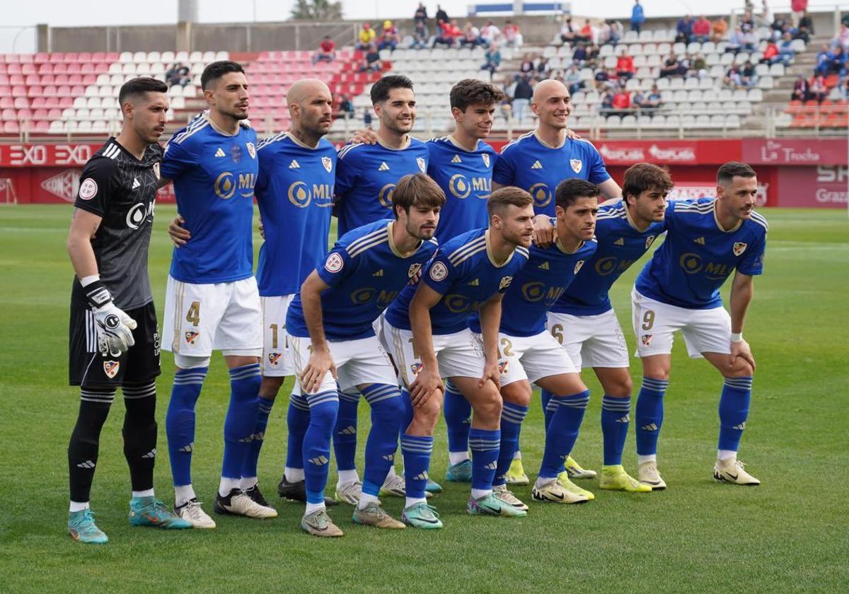 Foto de un once titular reciente del Linares Deportivo en el grupo 2 de Primera Federación.