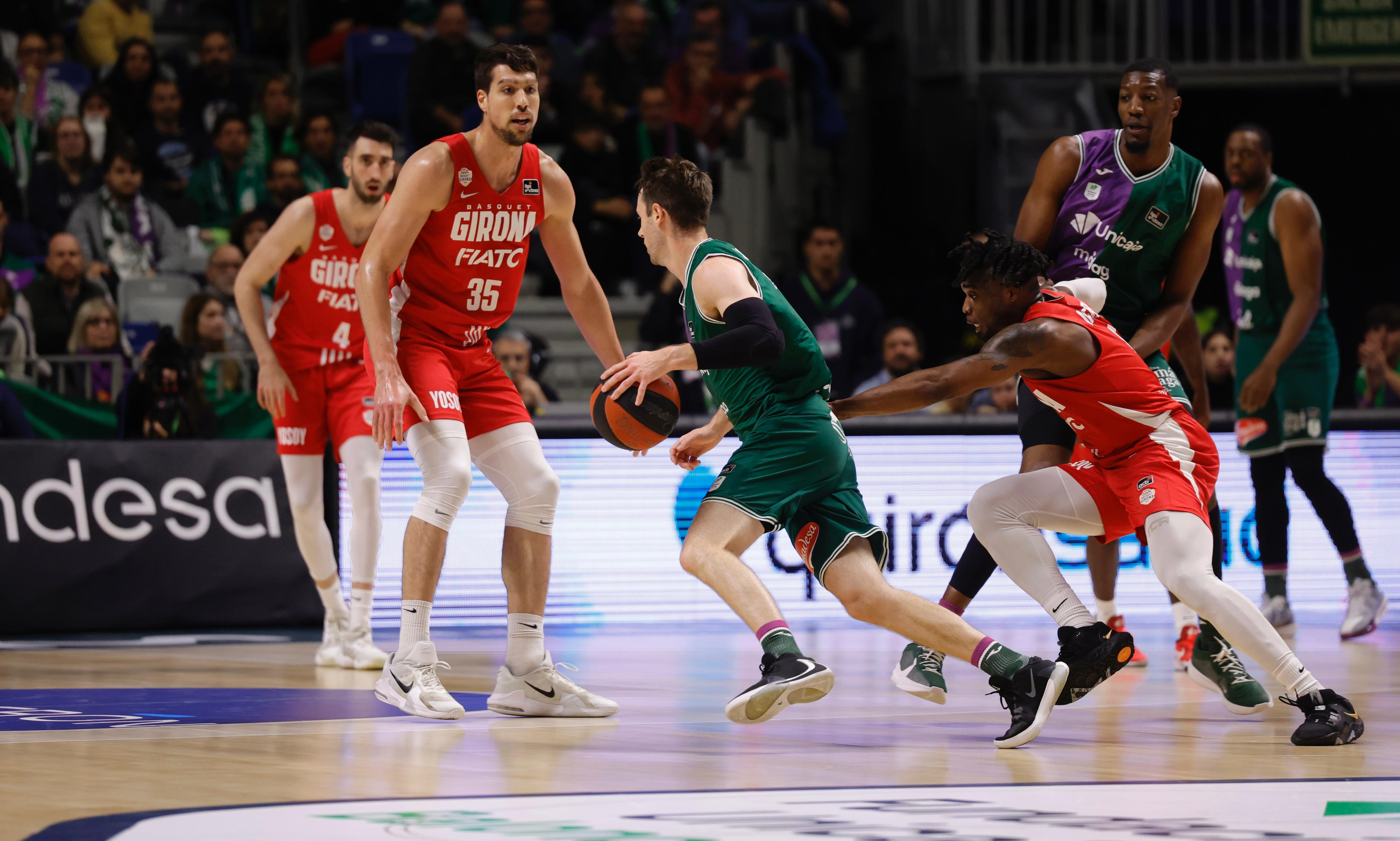 El Unicaja - Bàsquet Girona, en imágenes