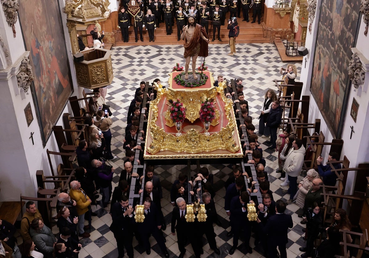 El Señor Resucitado en el interior de San Juan de Dios