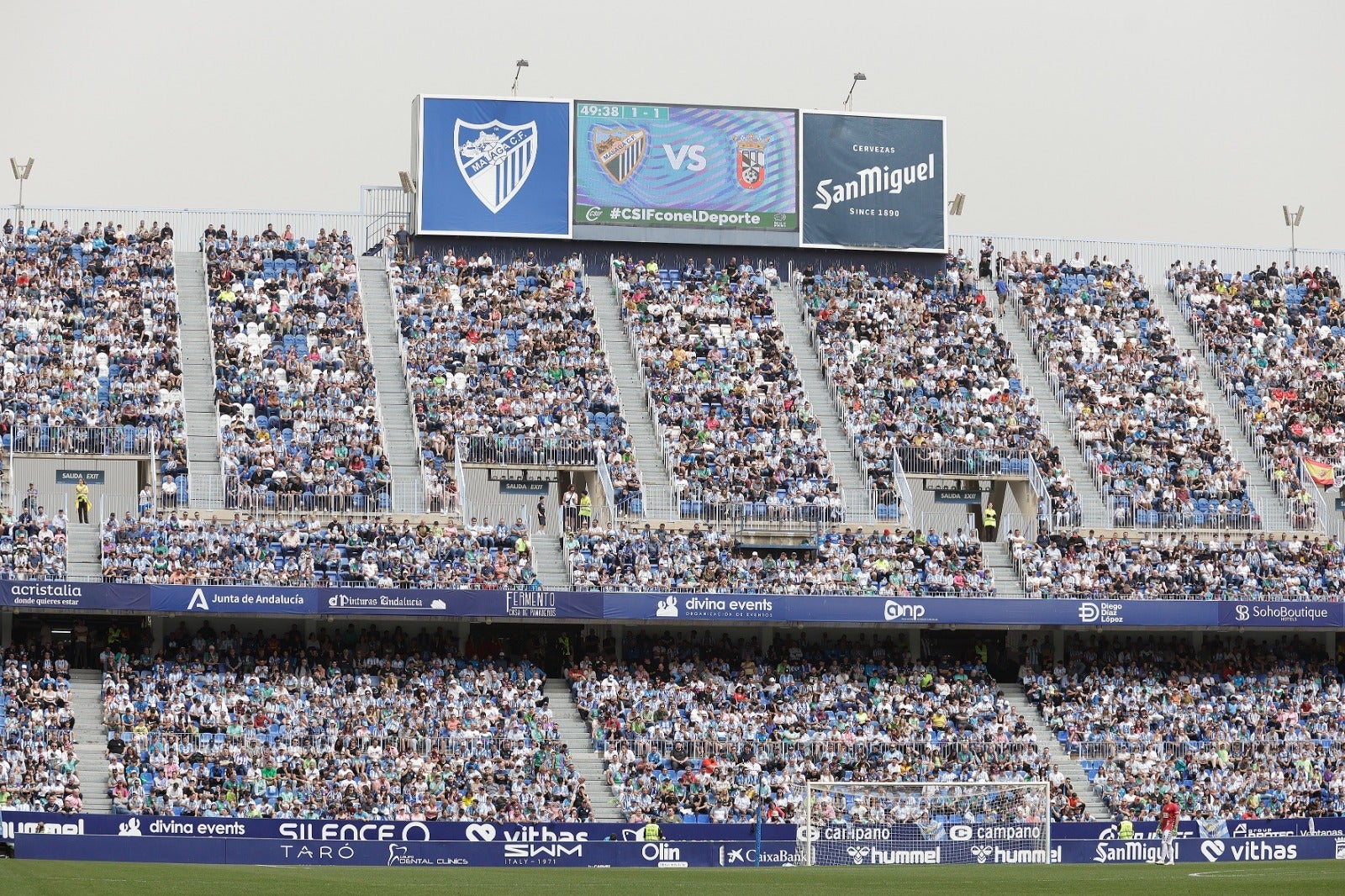 Las mejores imágenes del Málaga-Ceuta en La Rosaleda